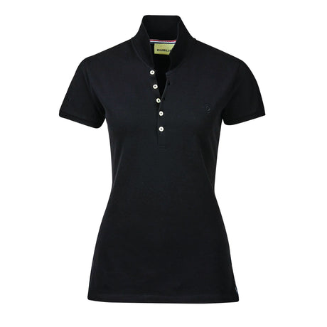 Dublin Lily Cap Sleeve Ladies Polo #colour_black
