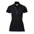 Dublin Lily Cap Sleeve Ladies Polo #colour_black