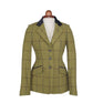 Shires Aubrion Saratoga Children's Jacket #colour_navy-maroon-check