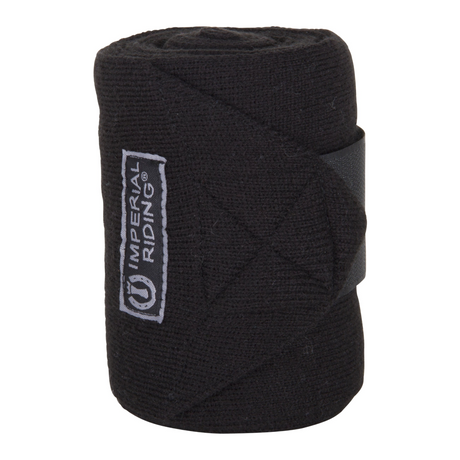 Imperial Riding Wool Bandages #colour_black