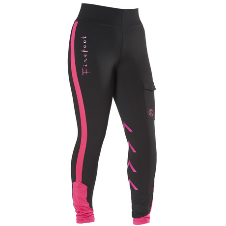 Firefoot Ladies Ripon Reflective Breeches #colour_black-pink