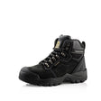 Buckbootz BSH009 Safety Lace Boot #colour_black