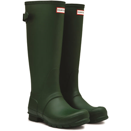 Hunter Original Tall Back Adjustable Women's Wellington Boots #colour_green