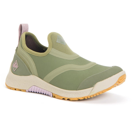 Muck Boot Ladies Outscape Low Waterproof Shoes #colour_dark-green