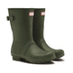 Hunter Original Women's Short Back Adjustable Wellington Boots #colour_green