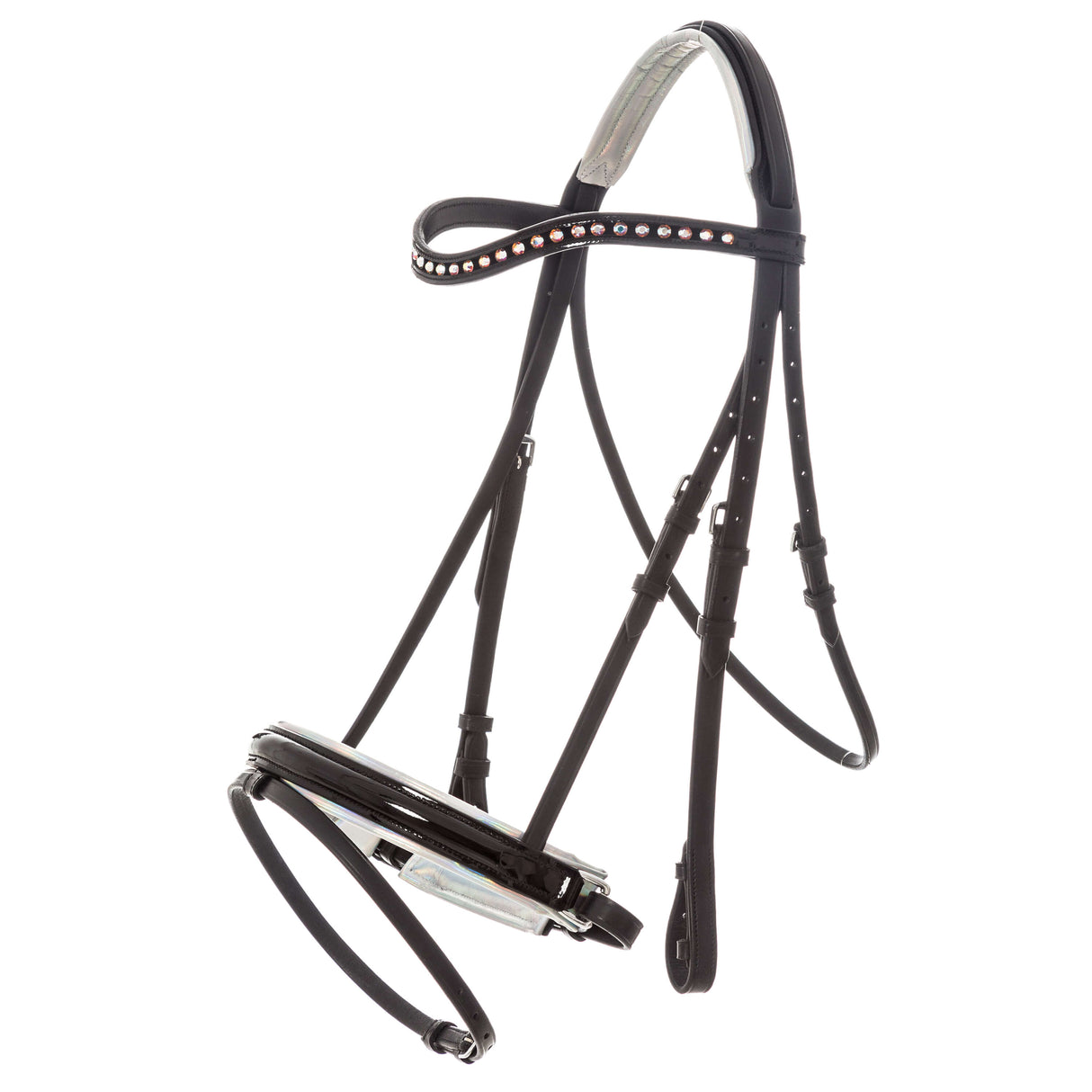 Imperial Riding Di Layla Snaffle Bridle #colour_black-hologram