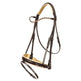 Imperial Riding Di Layla Snaffle Bridle #colour_brown-gold
