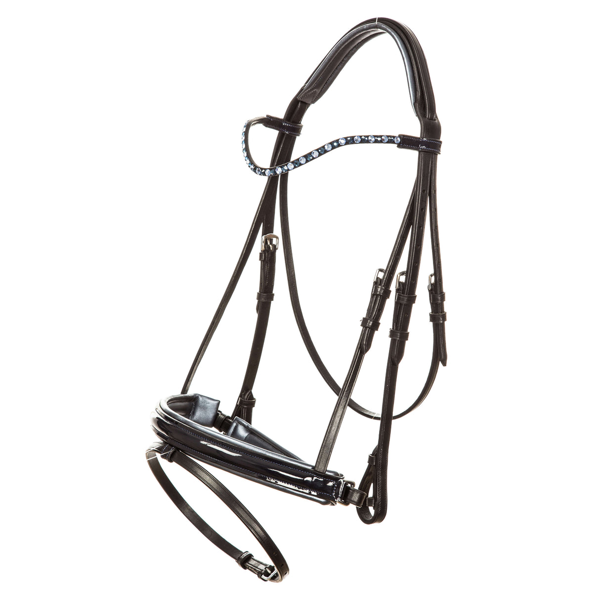 Imperial Riding Di Layla Snaffle Bridle #colour_navy-metal
