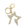 HY Equestrian Zeddy Diamante Key Ring #colour_gold-diamante