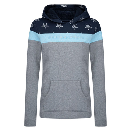 Imperial Riding Dusty Star Hooded Sweater #colour_dark-grey