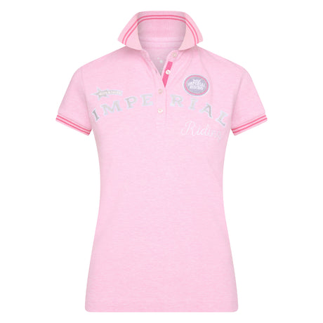 Imperial Riding True Colours Polo Shirt #colour_powder-pink
