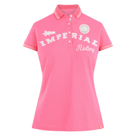 Imperial Riding True Colours Polo Shirt #colour_flash-pink