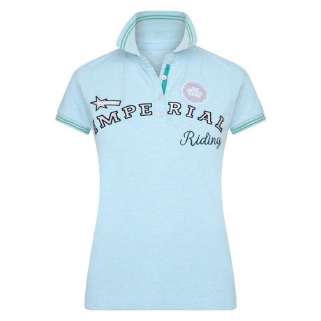 Imperial Riding True Colours Polo Shirt #colour_dusty-jade-heather