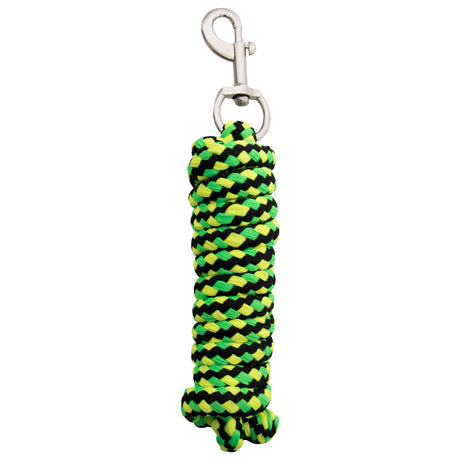 Imperial Riding Lead Rope With Snap Hook #coloour_navy-neon-green