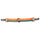 Imperial Riding Nylon Lunging Bit Strap #colour_neon-orange