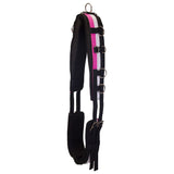 Imperial Riding Deluxe Nylon Lunging Girth #colour_neon-pink