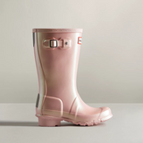 Hunter Kids Original Nebula Pink Wellington Boots #colour_pink