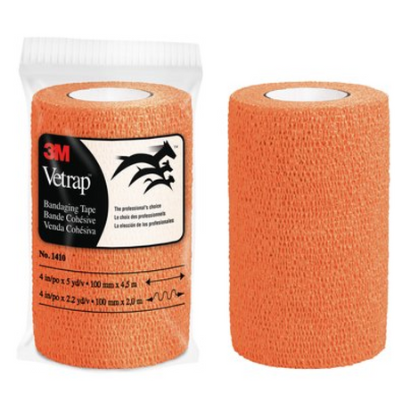 3M Health Care Vetrap 10cm Bandage #colour_orange