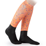 Shires Aubrion Ladies Hyde Park Socks #colour_orange-spot