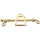 Imperial Riding Whip And Stirrup Stock Pin  #colour_yellow