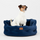 Joules Chesterfield Pet Bed #colour_navy