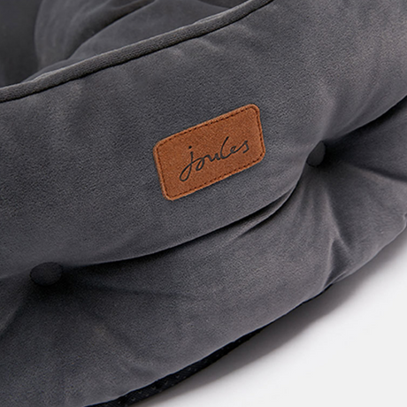 Joules Chesterfield Pet Bed #colour_grey