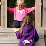 British Country Collection Dancing Unicorn Childs Hoodie