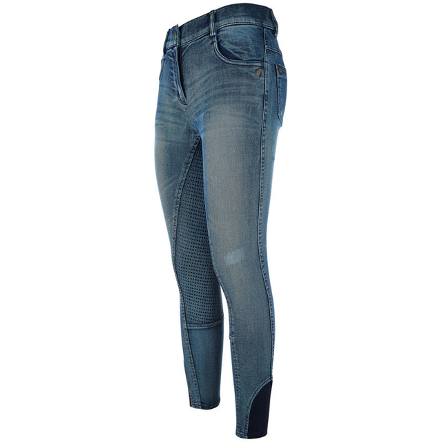  Imperial Riding Base Full Grip Riding Breeches #colour_denim-washed