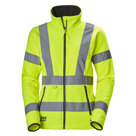 Helly Hansen Workwear Womens Luna Hi Vis Fleece Jacket #colour_yellow